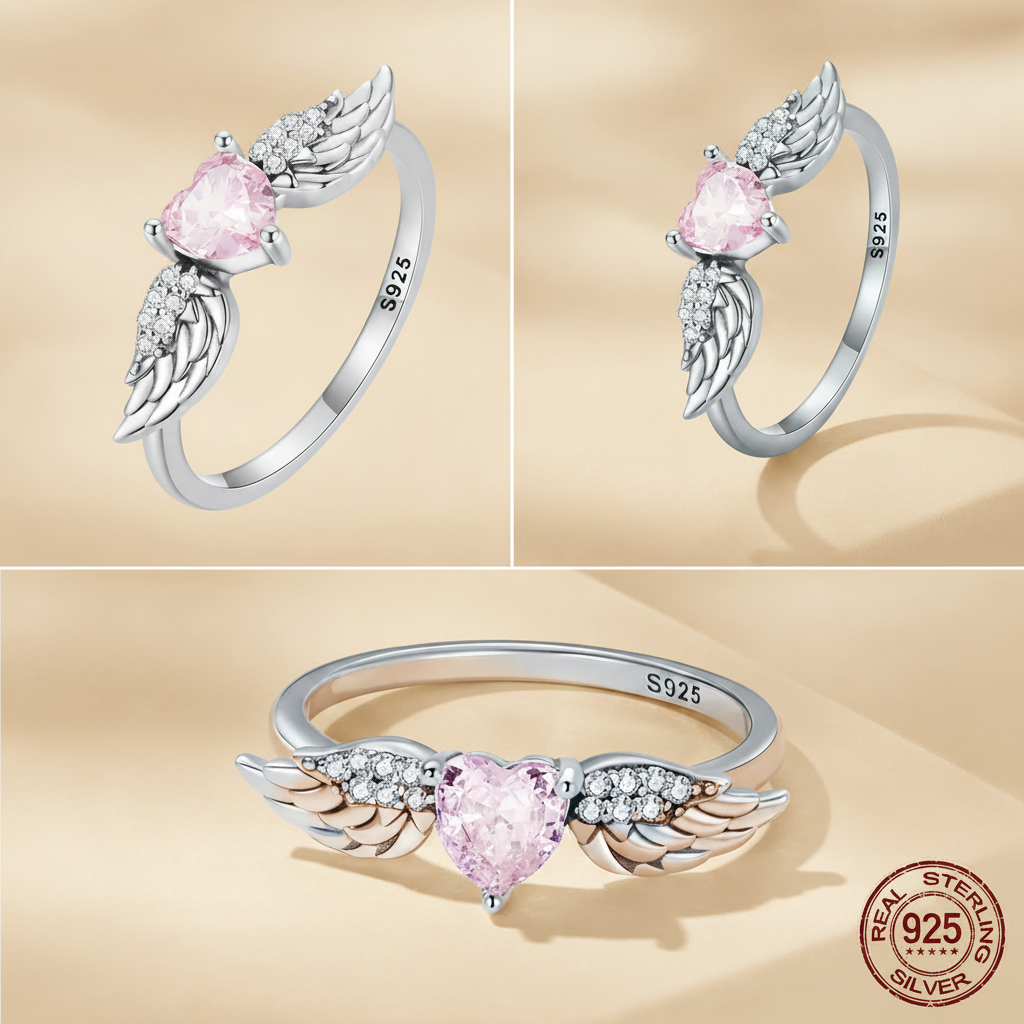 'The Angels Embrace' Ring / 925 Sterling Silver