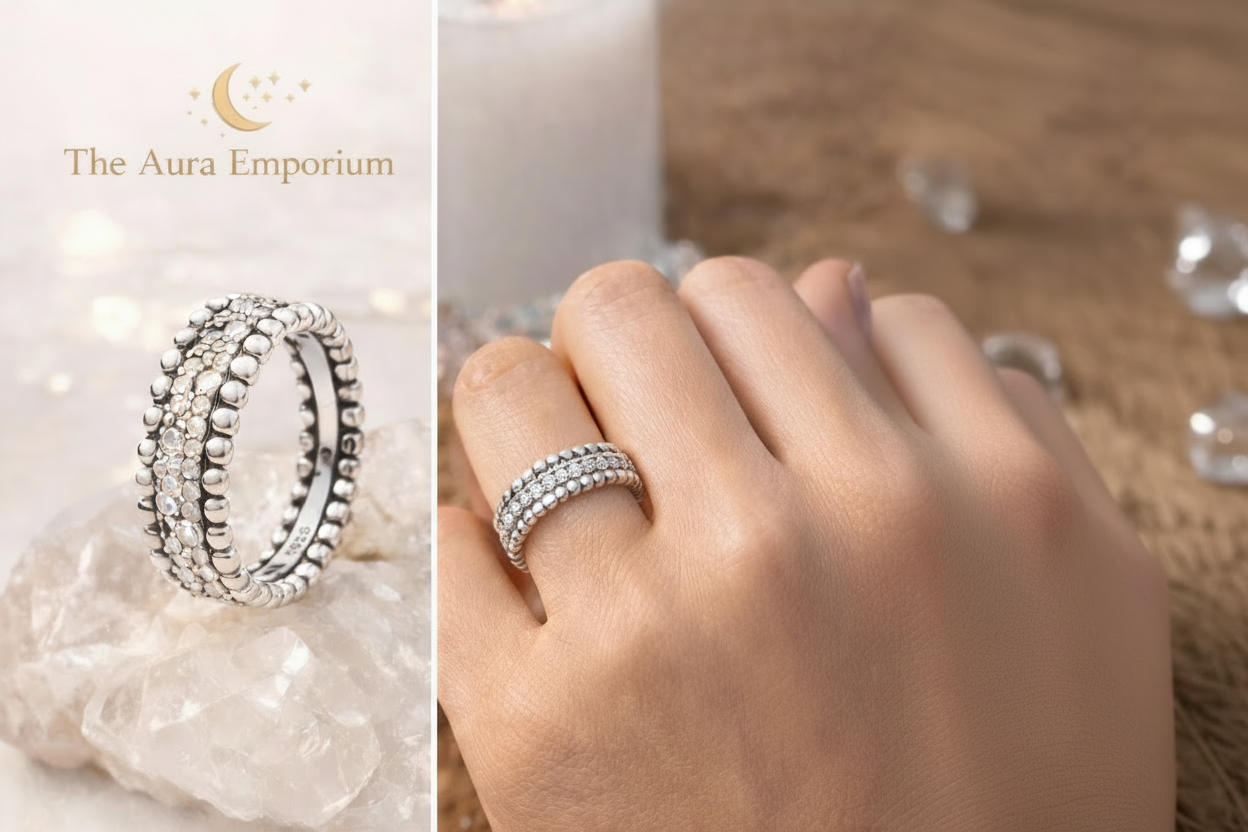 'The Divine Radiance Ring' / 925 Sterling Silver