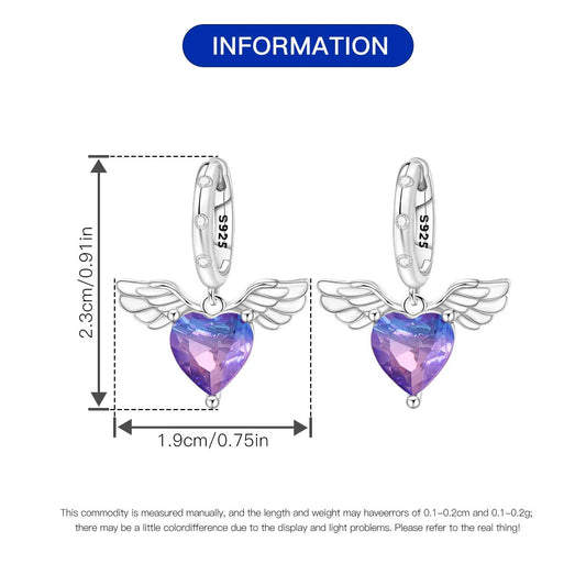 'Heavenly Grace' Angel Earrings / Sterling Silver