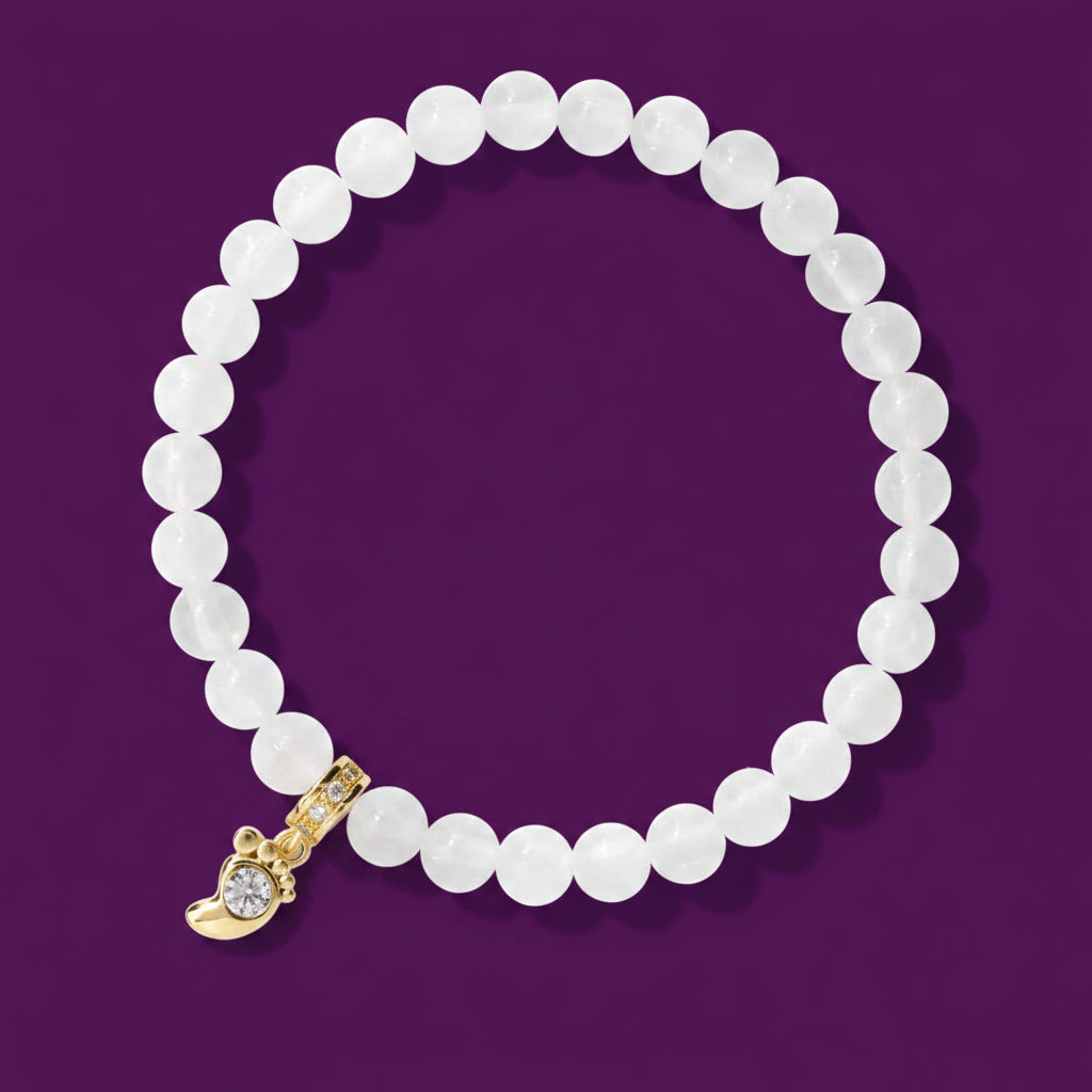 'Selenite Clarity & Protection' Energy Bracelet