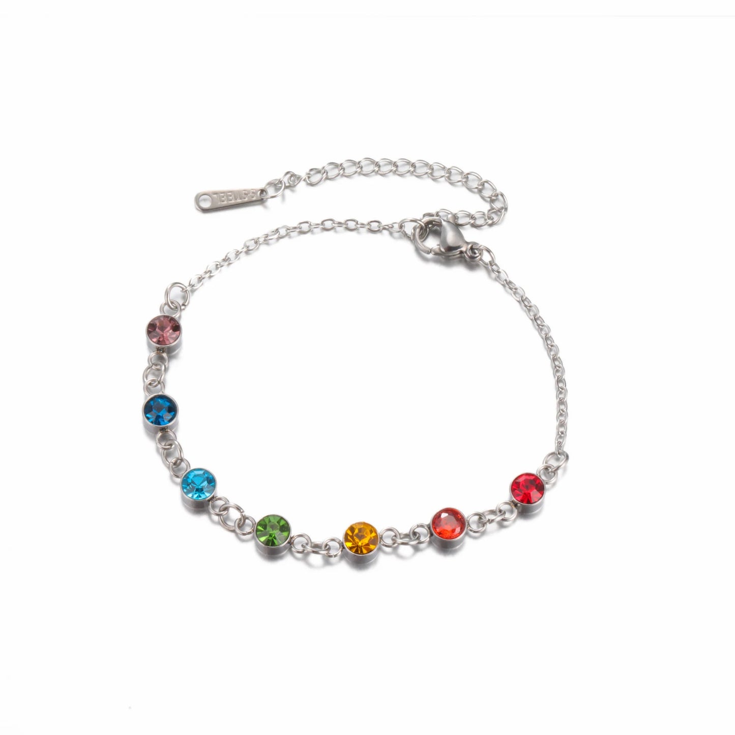 'Radiant Energy' Chakra Bracelet / Stainless Steel