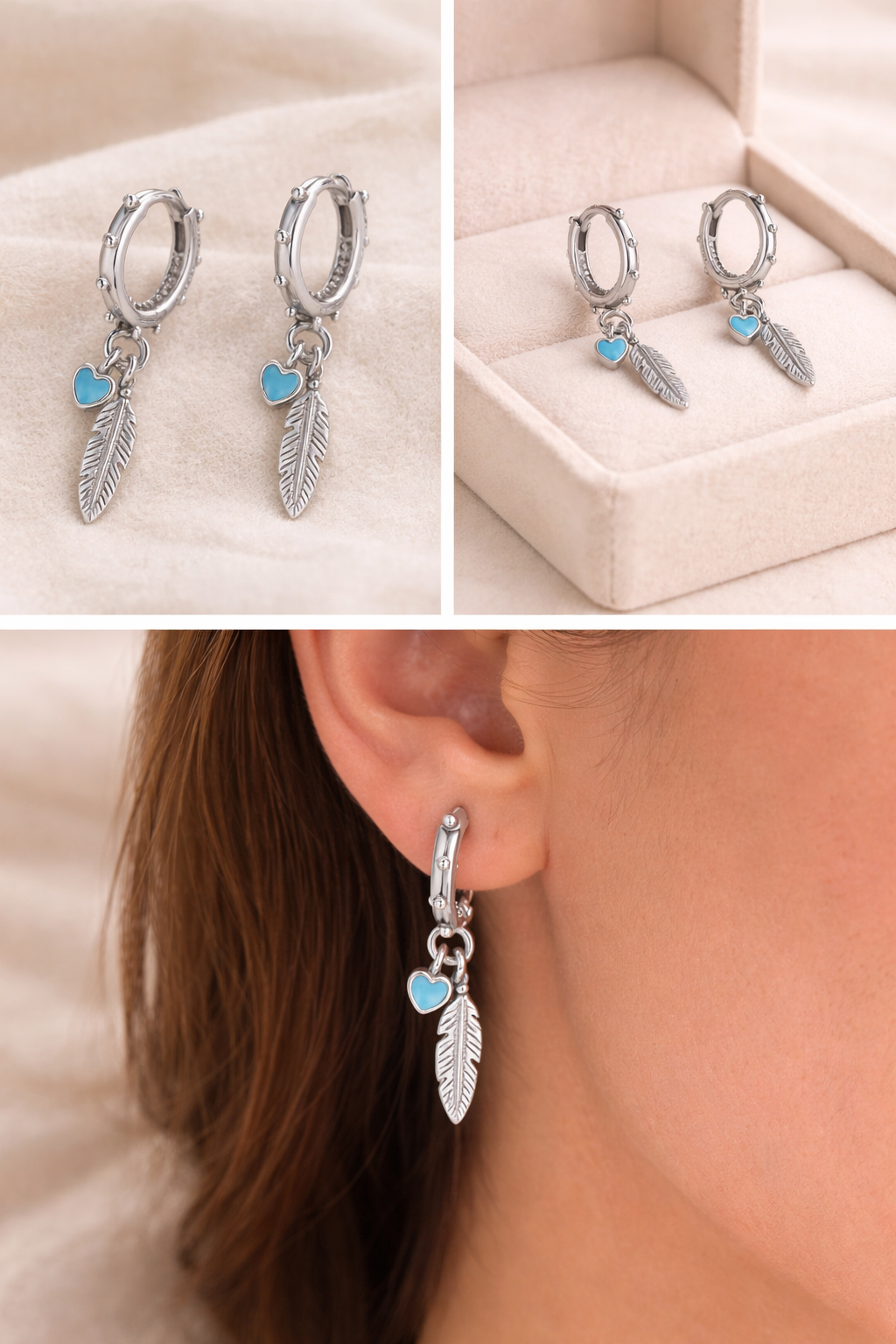 'The Angel's Promise' Earrings / 925 Sterling Silver