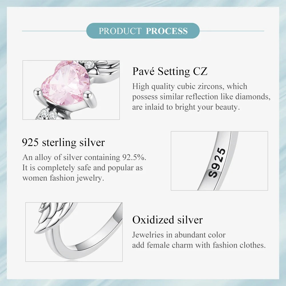 'The Angels Embrace' Ring / 925 Sterling Silver