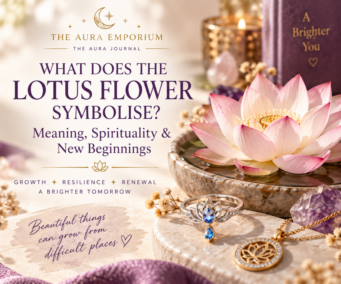 Pink lotus flower with Lotus Flower Ring and Necklace – lotus flower meaning and symbolism