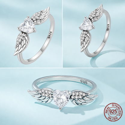 'The Angels Embrace' Ring / 925 Sterling Silver