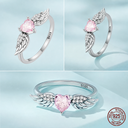 'The Angels Embrace' Ring / 925 Sterling Silver