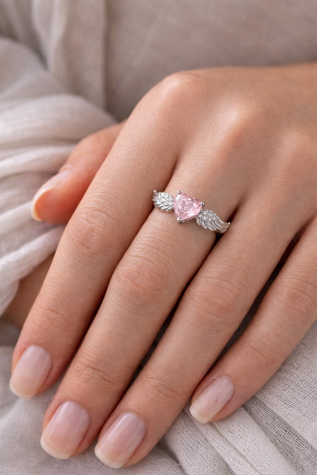 'The Angels Embrace' Ring / 925 Sterling Silver