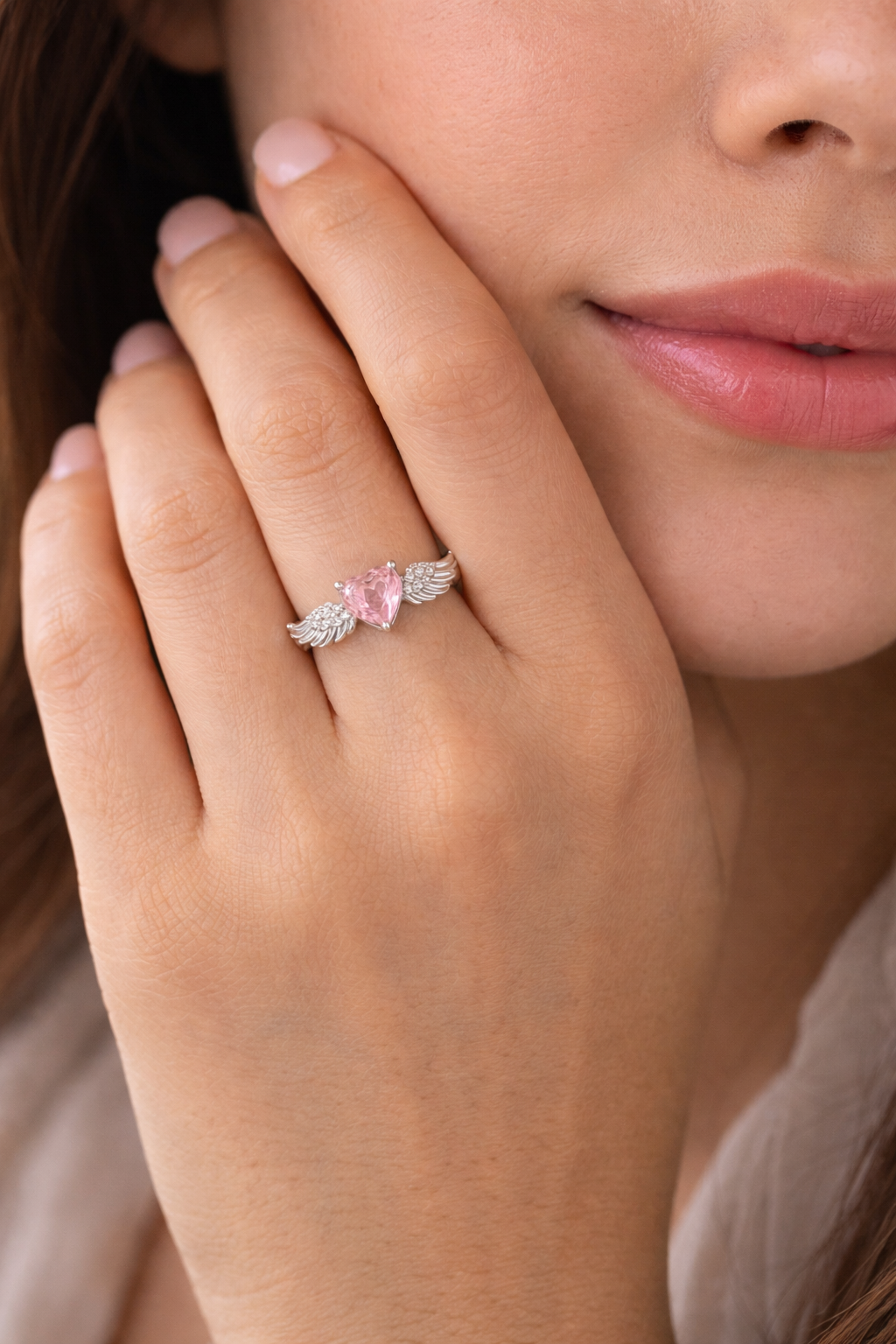'The Angels Embrace' Ring / 925 Sterling Silver