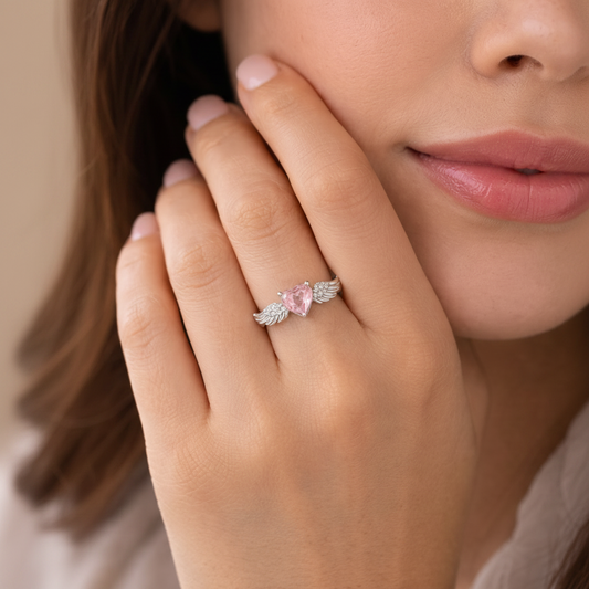 'The Angels Embrace' Ring / 925 Sterling Silver