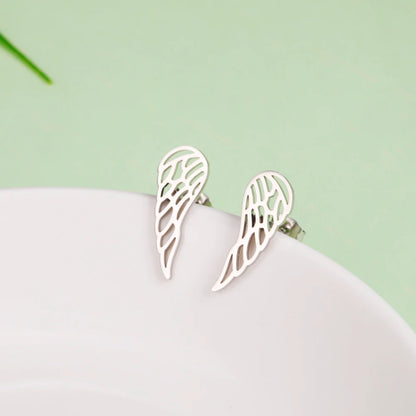 'The Guardian Angel Wing' Earrings / Stainless Steel