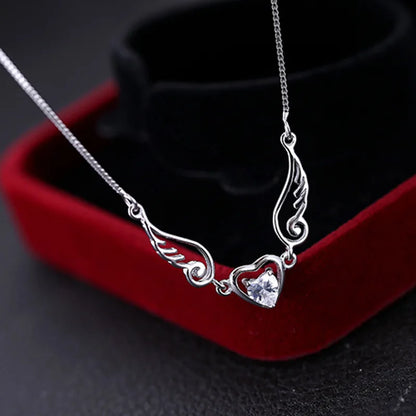 'Heavenly Guidance' Angel Necklace / 925 Sterling Silver
