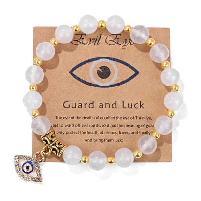 'The Harmony Protection' Bracelet with Lucky Evil Eye