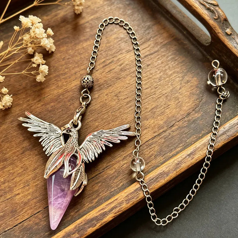 Celestial Guidance Crystal Pendulum