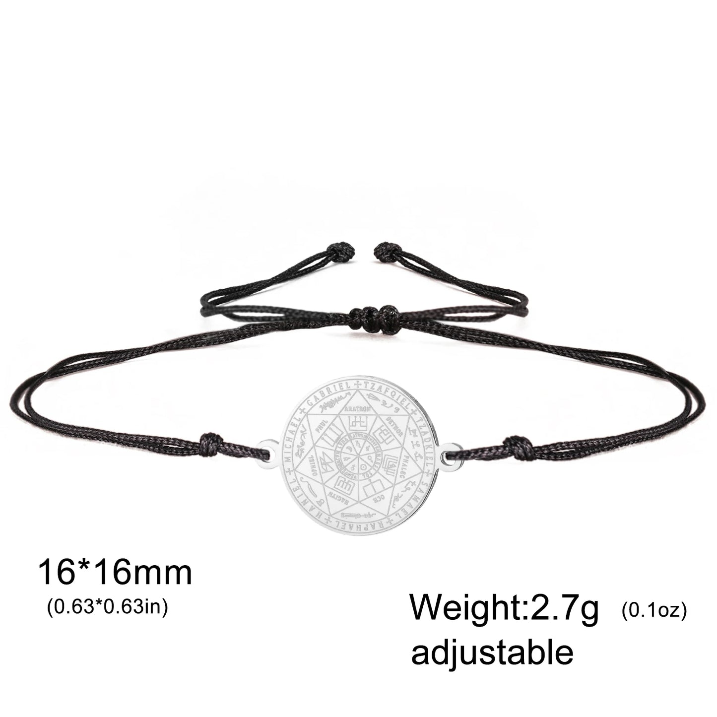 'Divine Archangel' Protection Bracelet / Stainless Steel