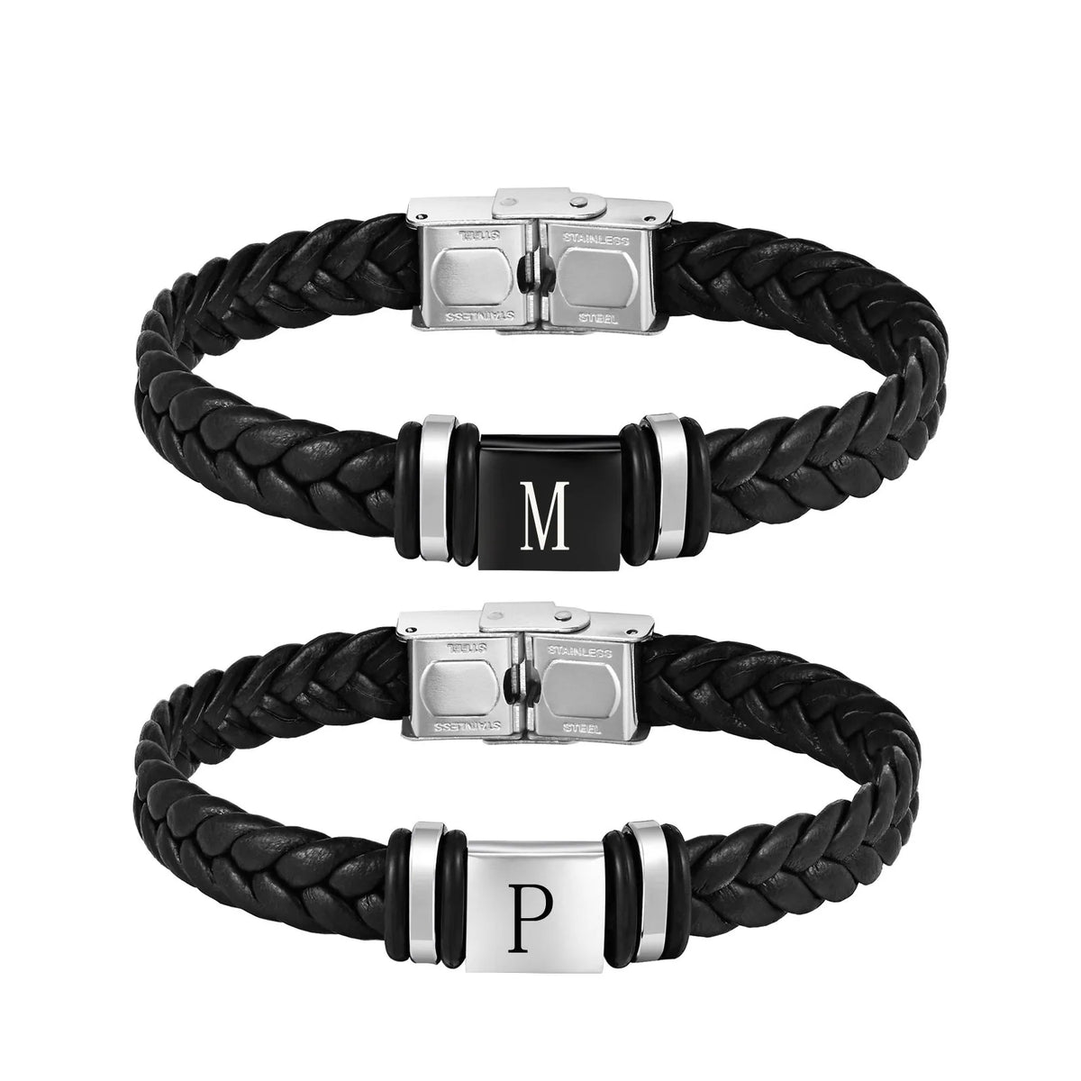 Always With Me Personalised Leather Bracelet