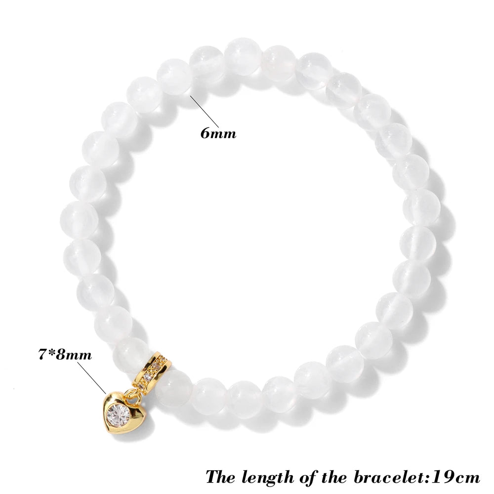 'Selenite Clarity & Protection' Energy Bracelet