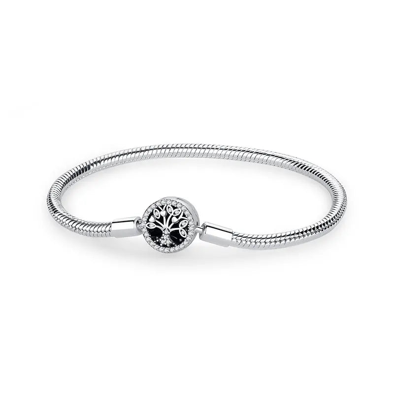 'The Rooted in Light' Charm Bracelet / 925 Sterling Silver