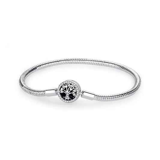 'The Rooted in Light' Charm Bracelet / 925 Sterling Silver