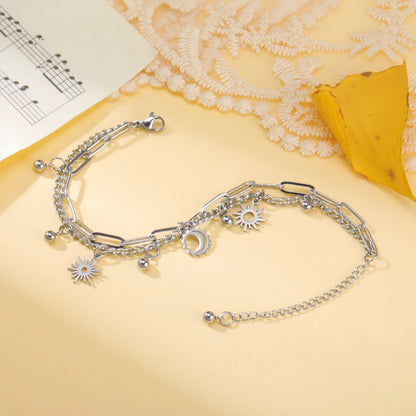 Solar & Luna Harmony Bracelet / Stainless Steel