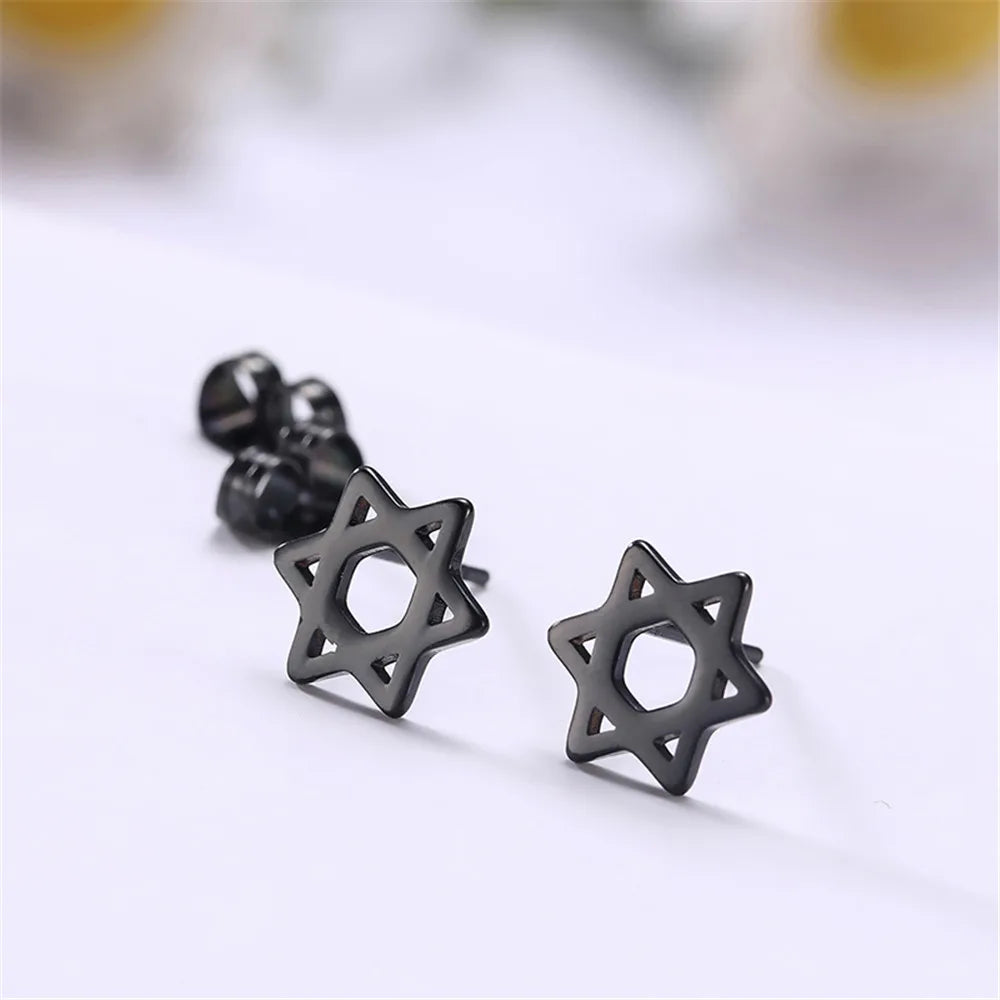 'Divine Balance' Star of David Earrings