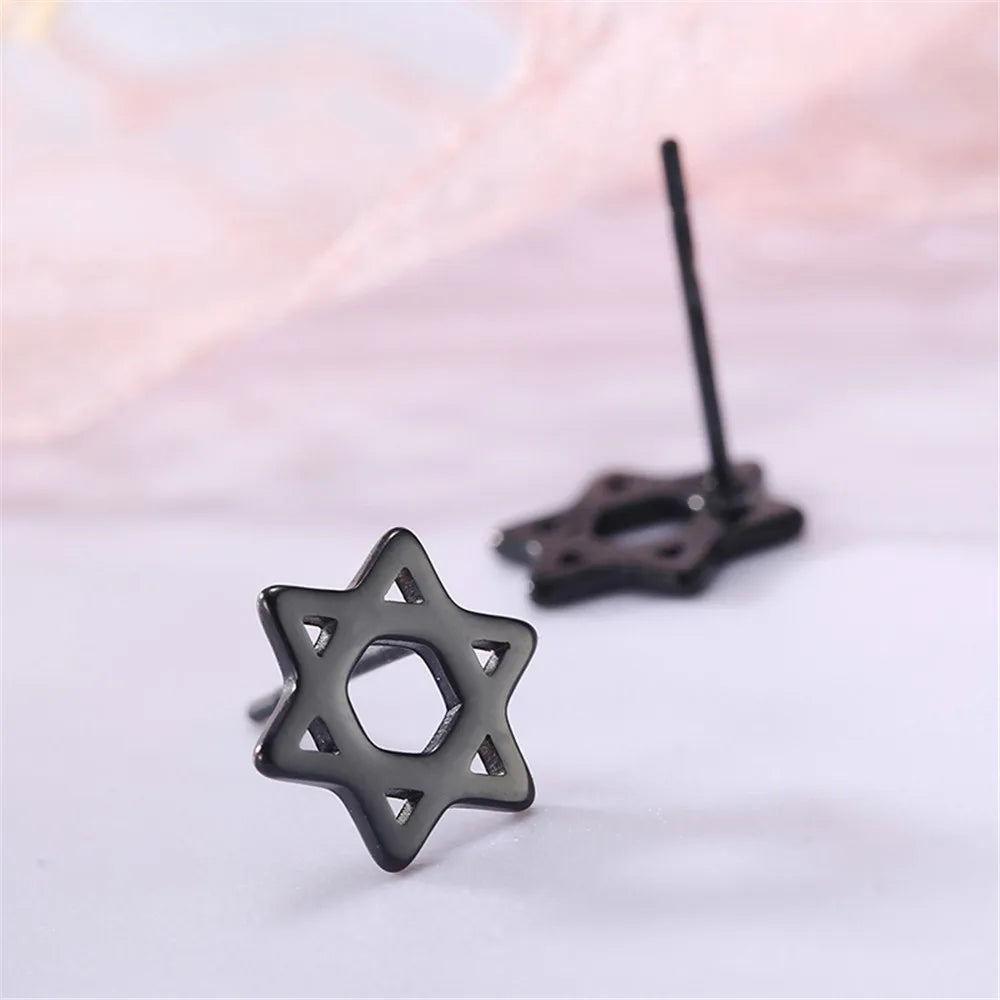 'Divine Balance' Star of David Earrings