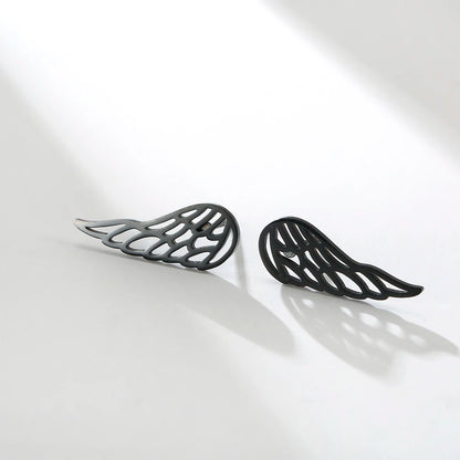 'The Guardian Angel Wing' Earrings / Stainless Steel