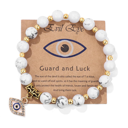 'The Harmony Protection' Bracelet with Lucky Evil Eye