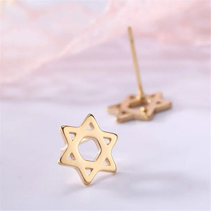 'Divine Balance' Star of David Earrings