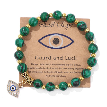 'The Harmony Protection' Bracelet with Lucky Evil Eye