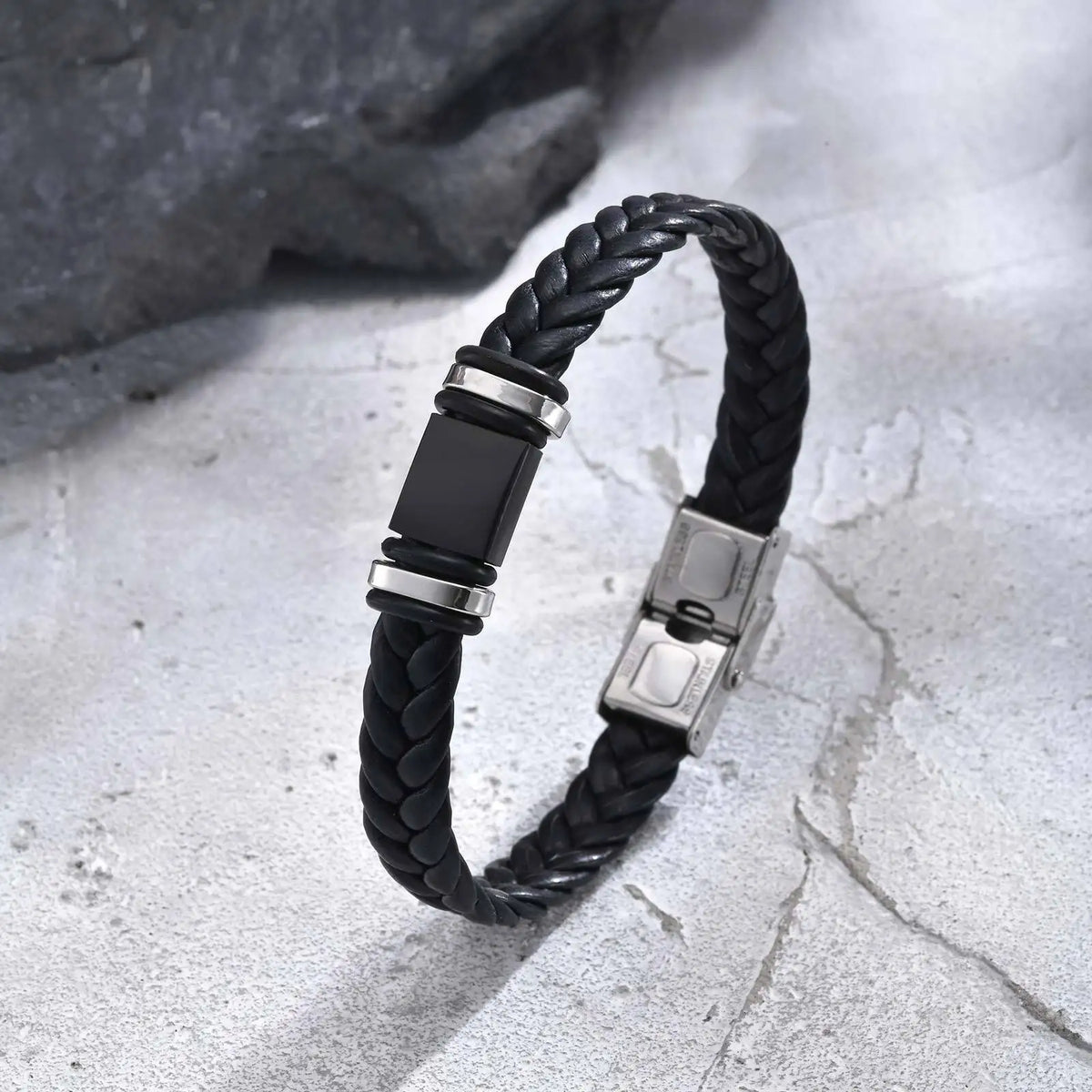 Always With Me Personalised Leather Bracelet