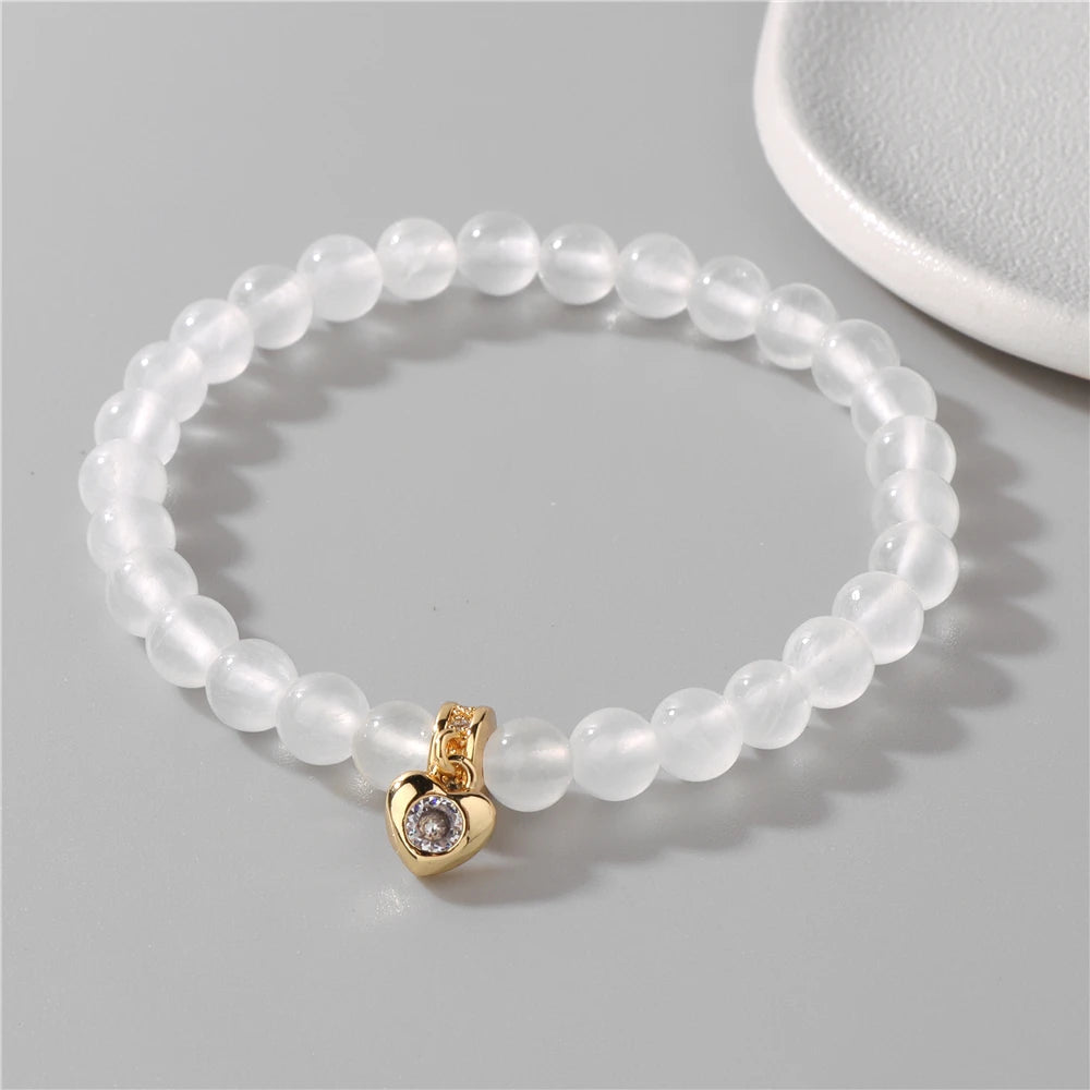 'Selenite Clarity & Protection' Energy Bracelet