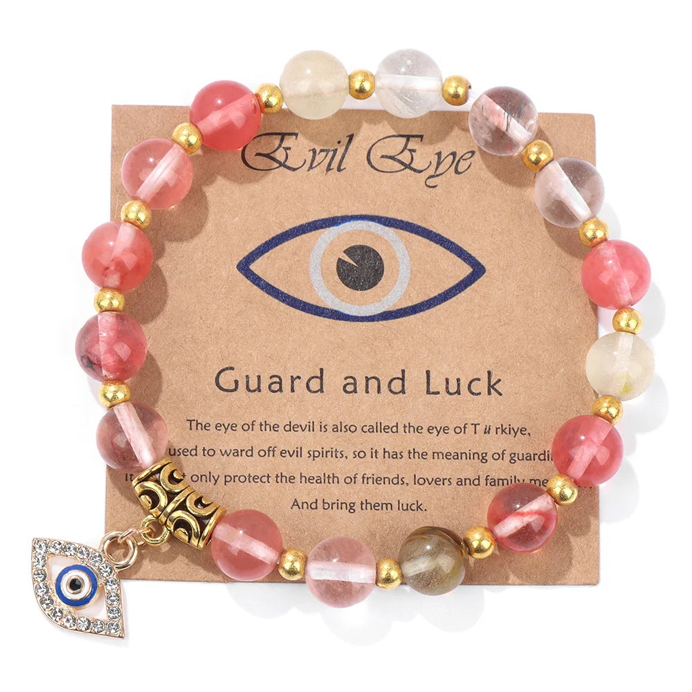 'The Harmony Protection' Bracelet with Lucky Evil Eye