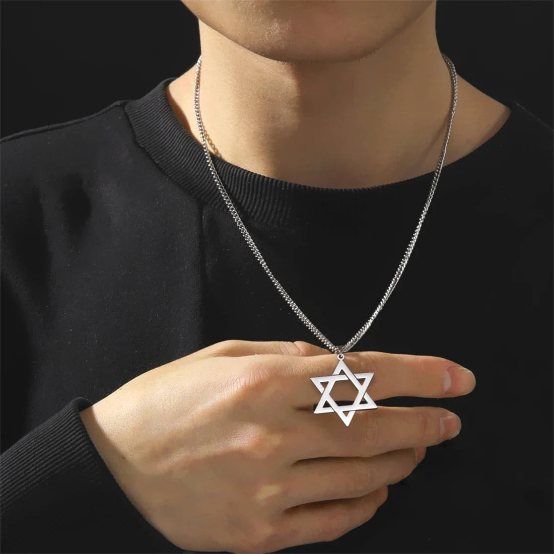 'Divine Balance' Star of David Necklace