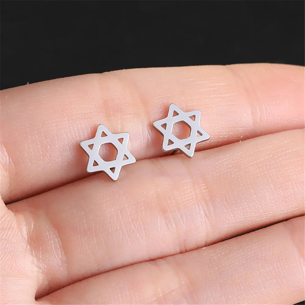 'Divine Balance' Star of David Earrings