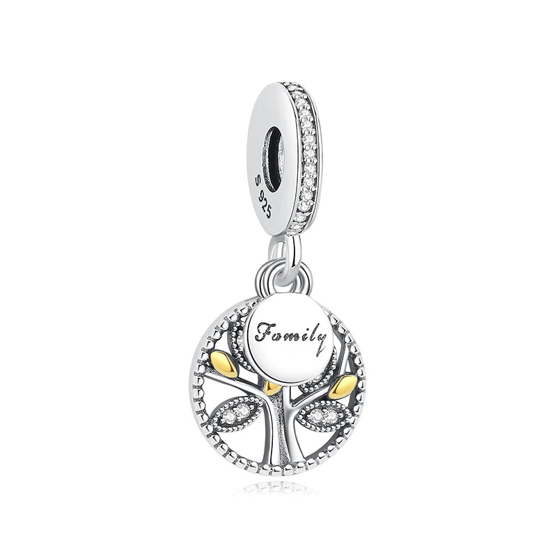 'The Rooted with Love' Charm / 925 Sterling Silver