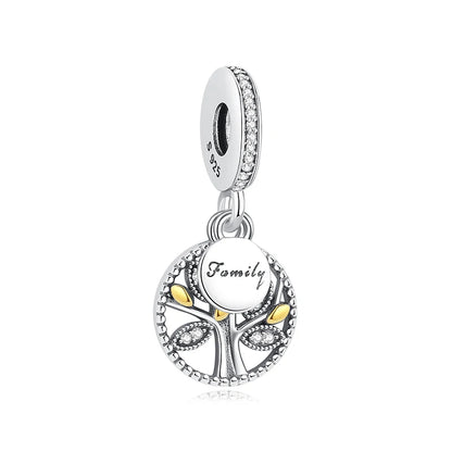 'The Rooted with Love' Charm / 925 Sterling Silver