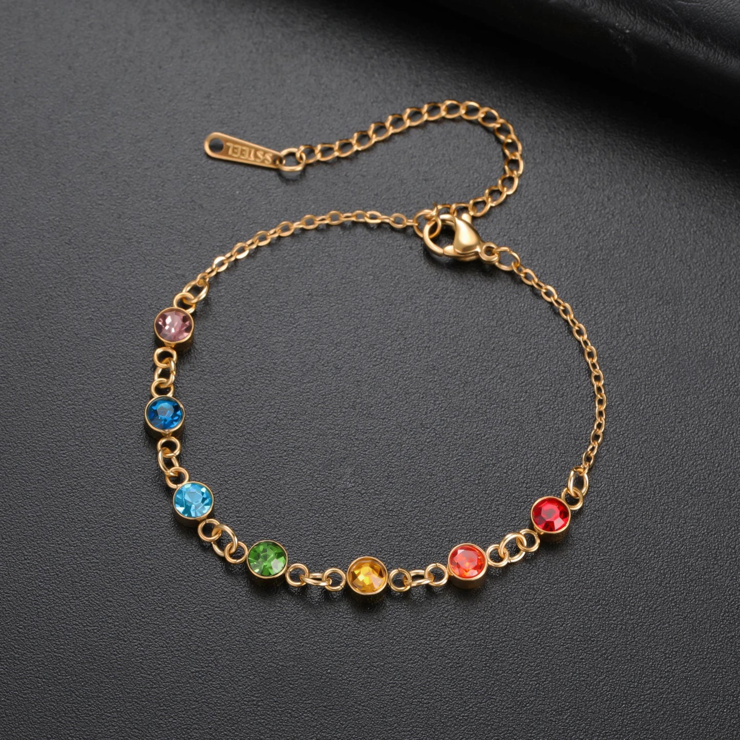 'Radiant Energy' Chakra Bracelet / Stainless Steel