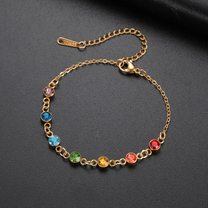 'Radiant Energy' Chakra Bracelet / Stainless Steel
