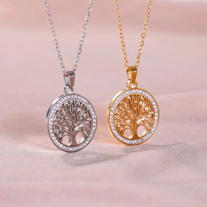 'Eternal Roots' Tree of Life Earrings / Stainless Steel