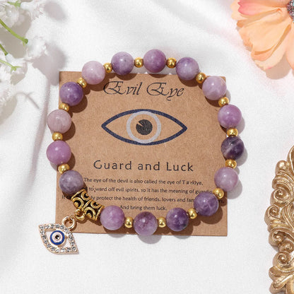 'The Harmony Protection' Bracelet with Lucky Evil Eye