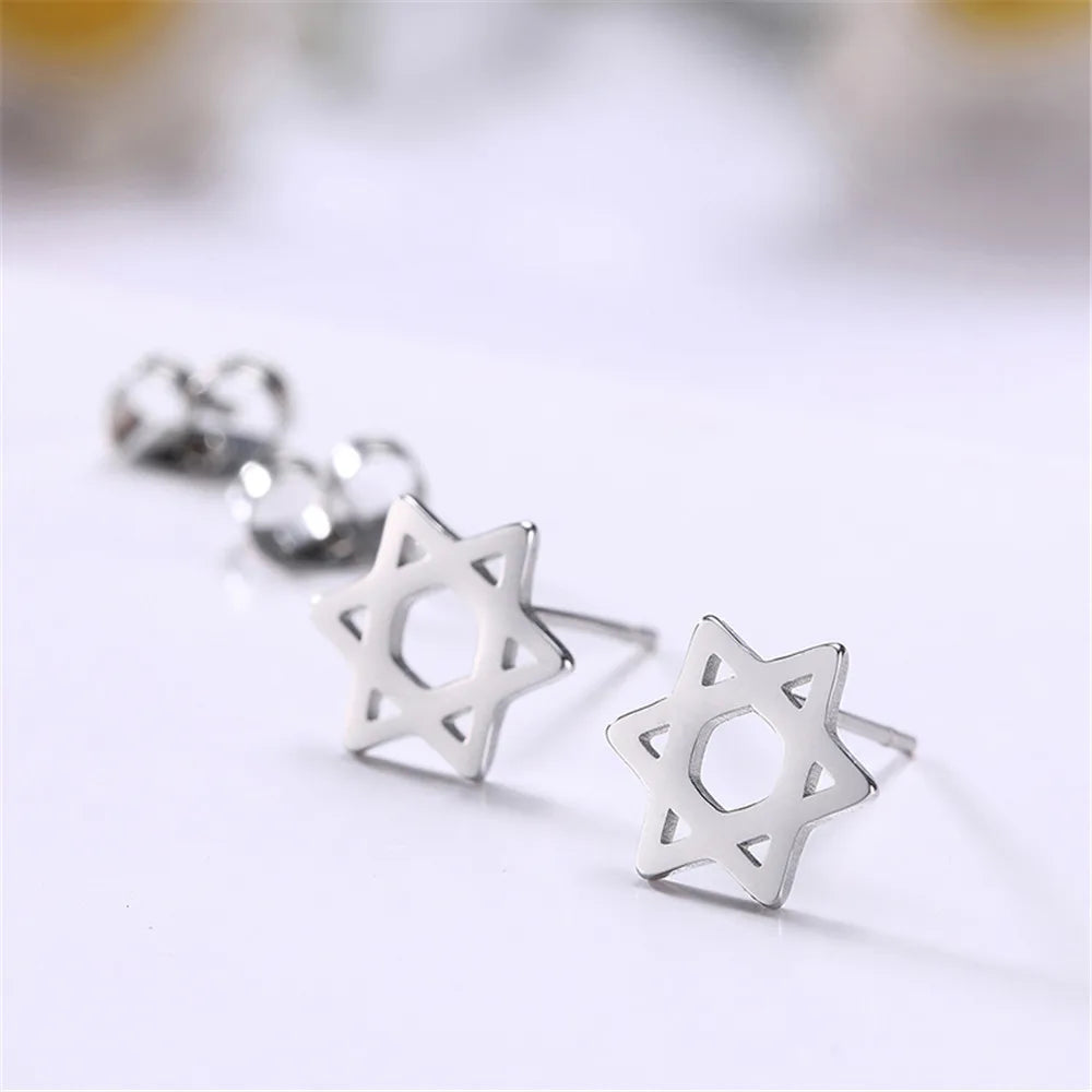 'Divine Balance' Star of David Earrings