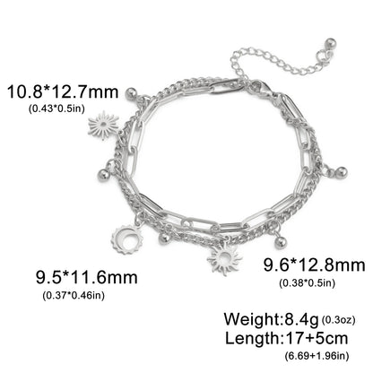 Solar & Luna Harmony Bracelet / Stainless Steel