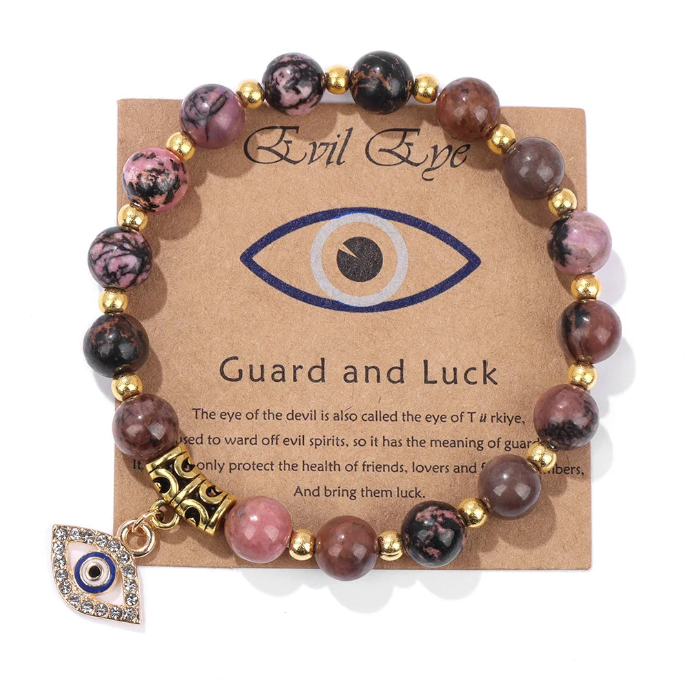 'The Harmony Protection' Bracelet with Lucky Evil Eye
