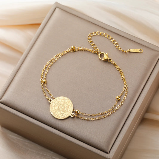 'Divine Archangel' Protection Bracelet / Stainless Steel