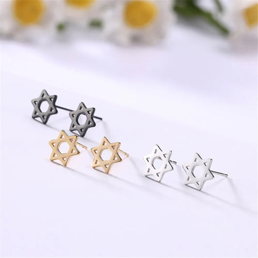 'Divine Balance' Star of David Earrings