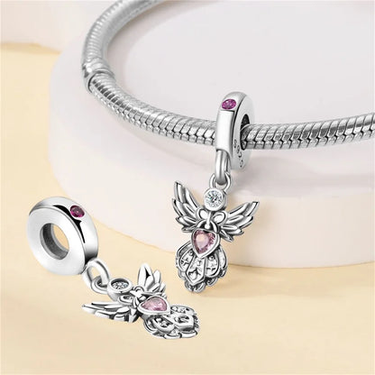 'The Angel of Love' Charm / 925 Sterling Silver