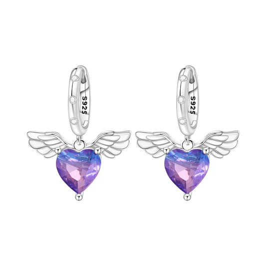 'Heavenly Grace' Angel Earrings / Sterling Silver
