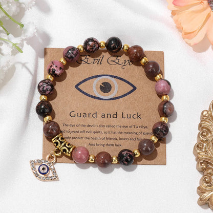 'The Harmony Protection' Bracelet with Lucky Evil Eye