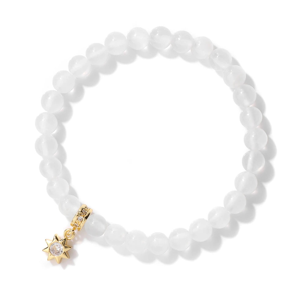 'Selenite Clarity & Protection' Energy Bracelet