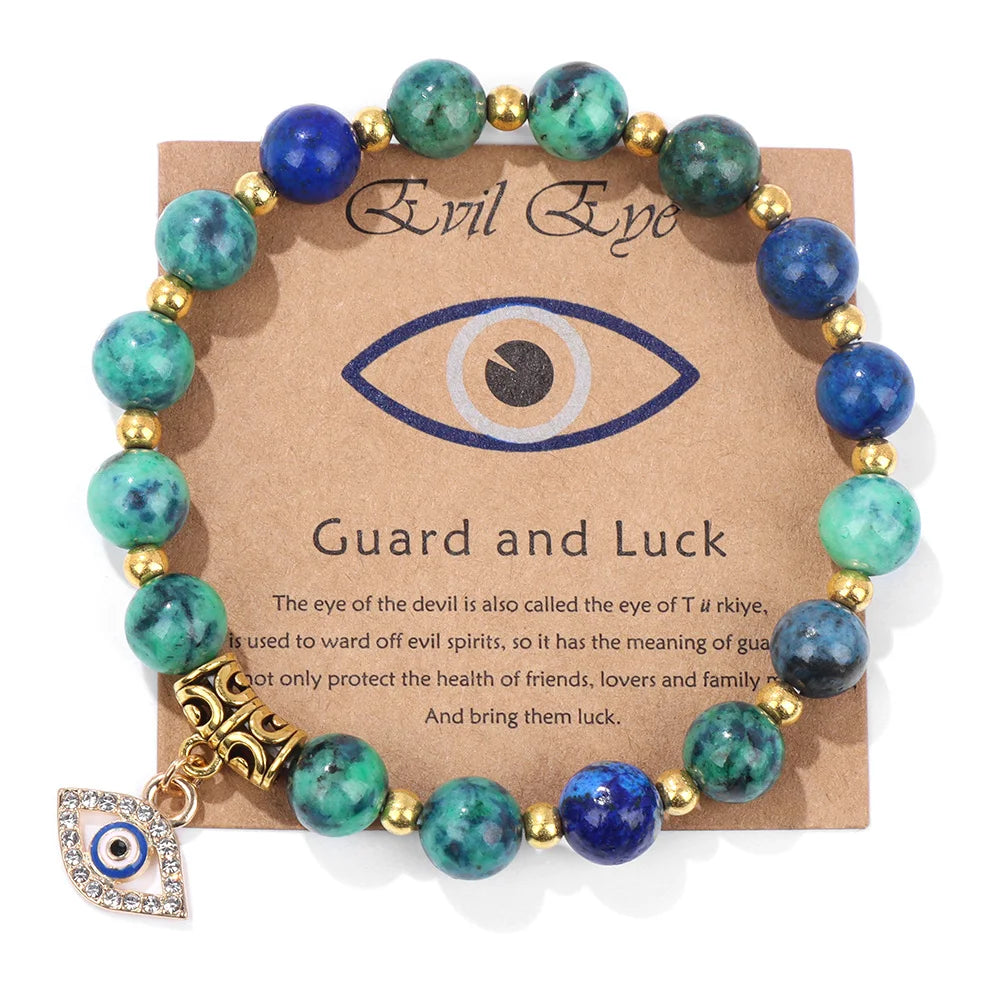 'The Harmony Protection' Bracelet with Lucky Evil Eye
